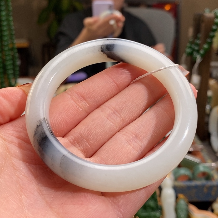 【闪购商品】吊坠(不含链)未镶嵌和田玉歹*.手镯55