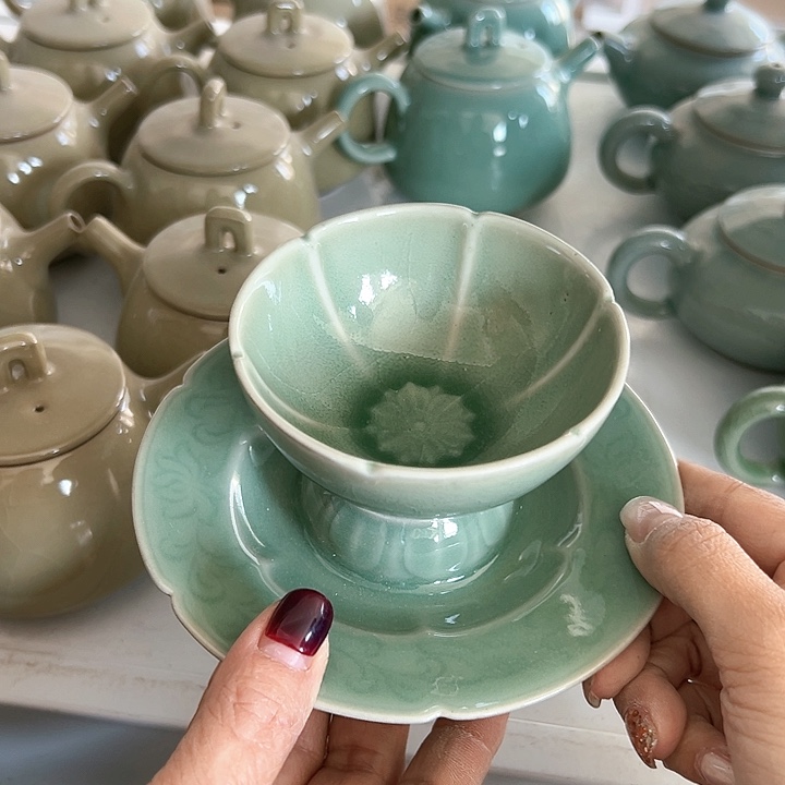 小米茶器龙泉青瓷