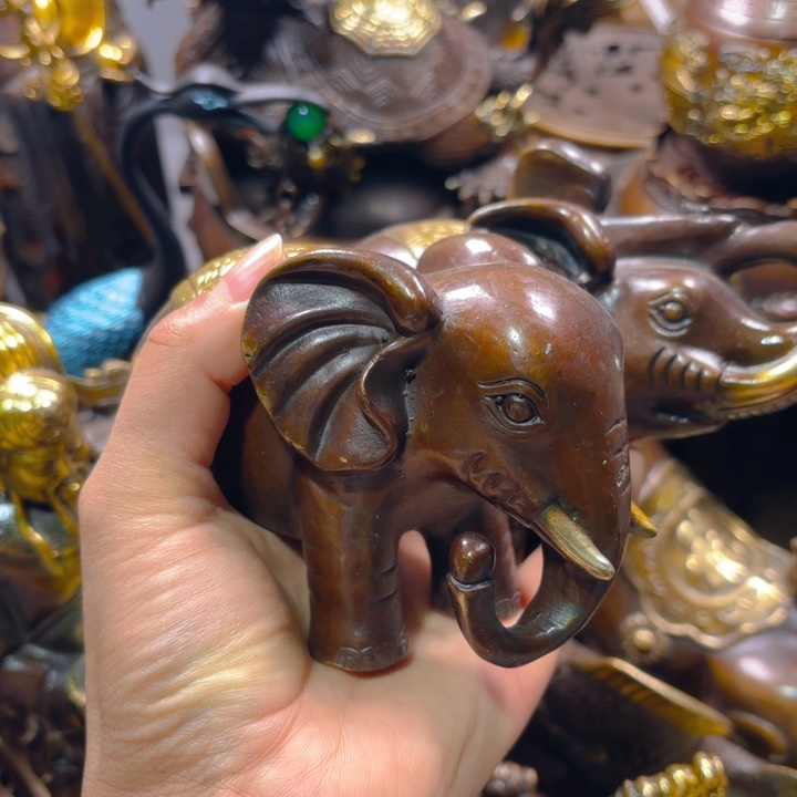 铜器摆件收收藏藏