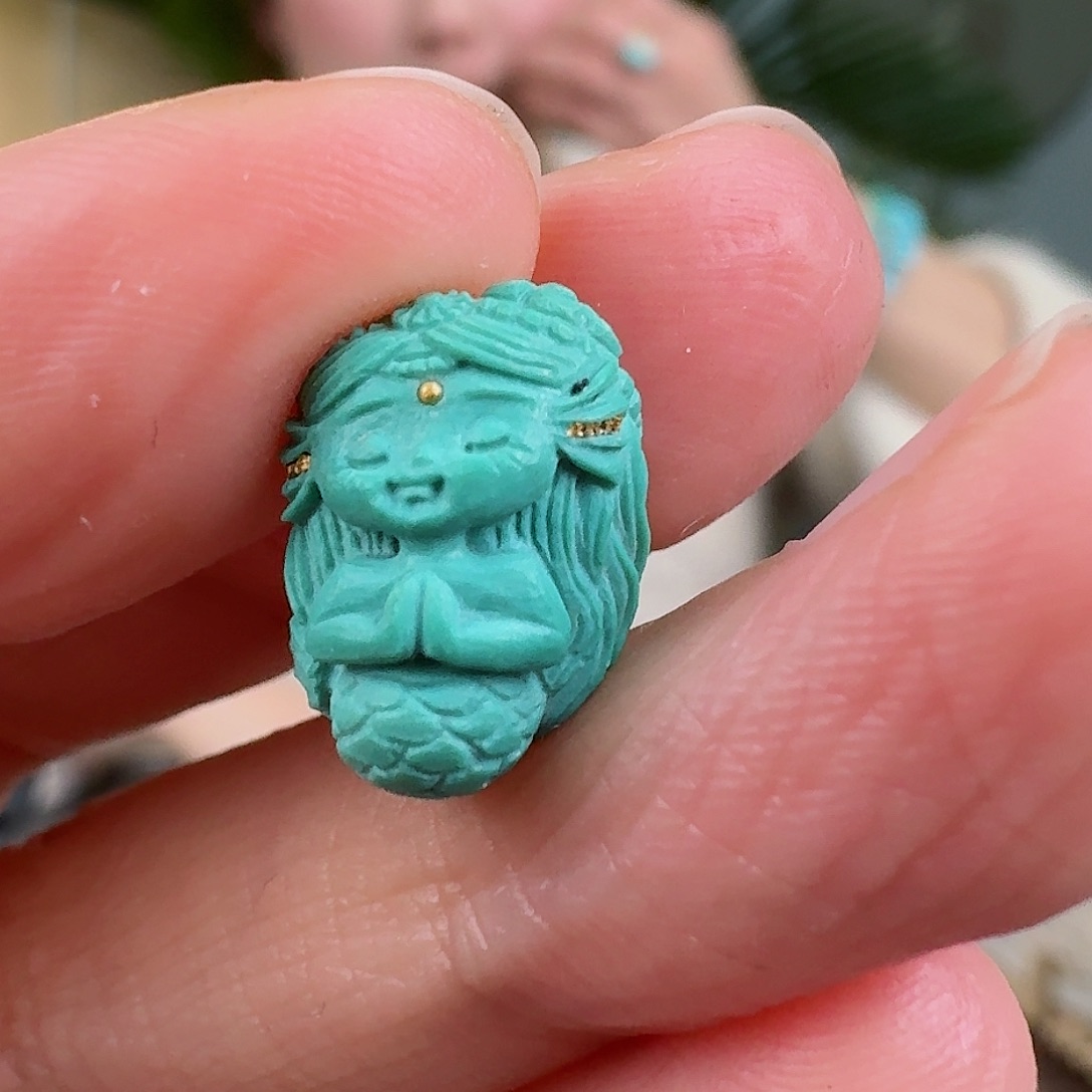 绿松石珠宝奇石未镶嵌