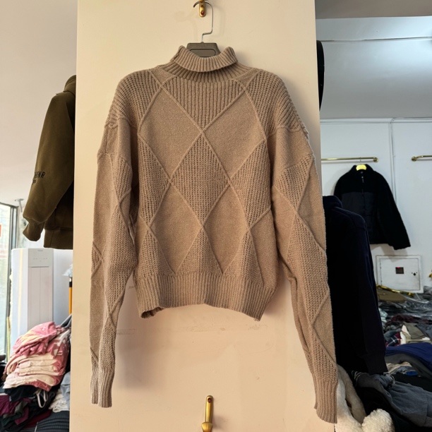 秋冬高领加厚针织衫