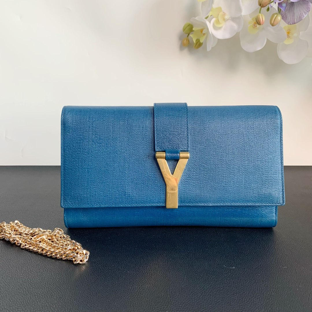 95新 YSL/圣罗兰 【98新】YSL Y cabas手拿单肩