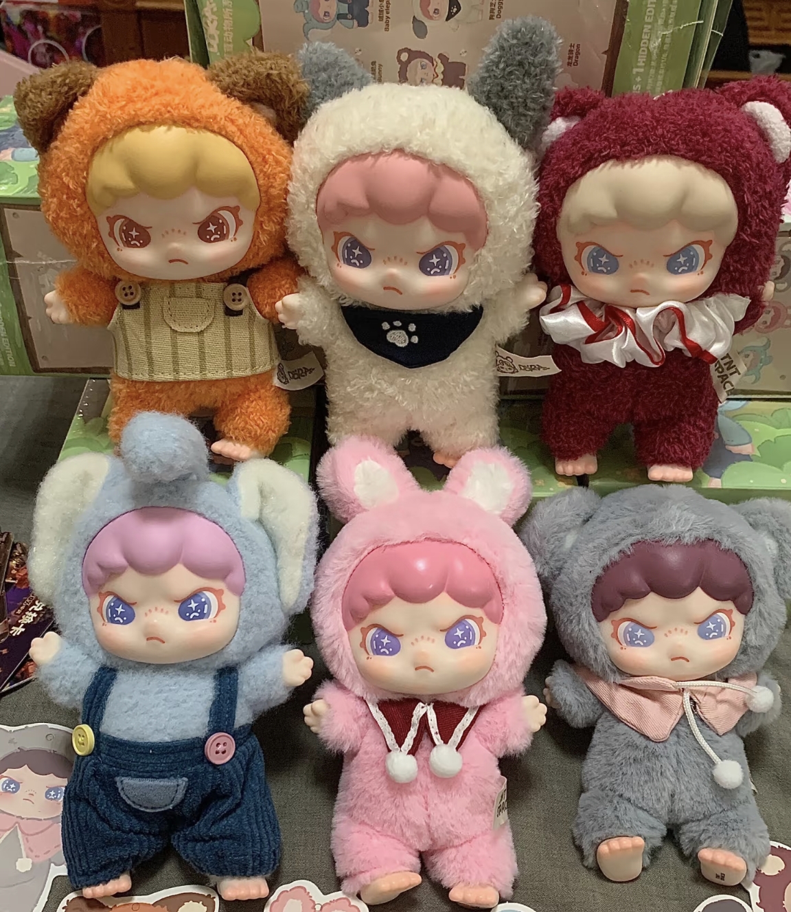 （代拆）茸茸动物所搪胶盲盒