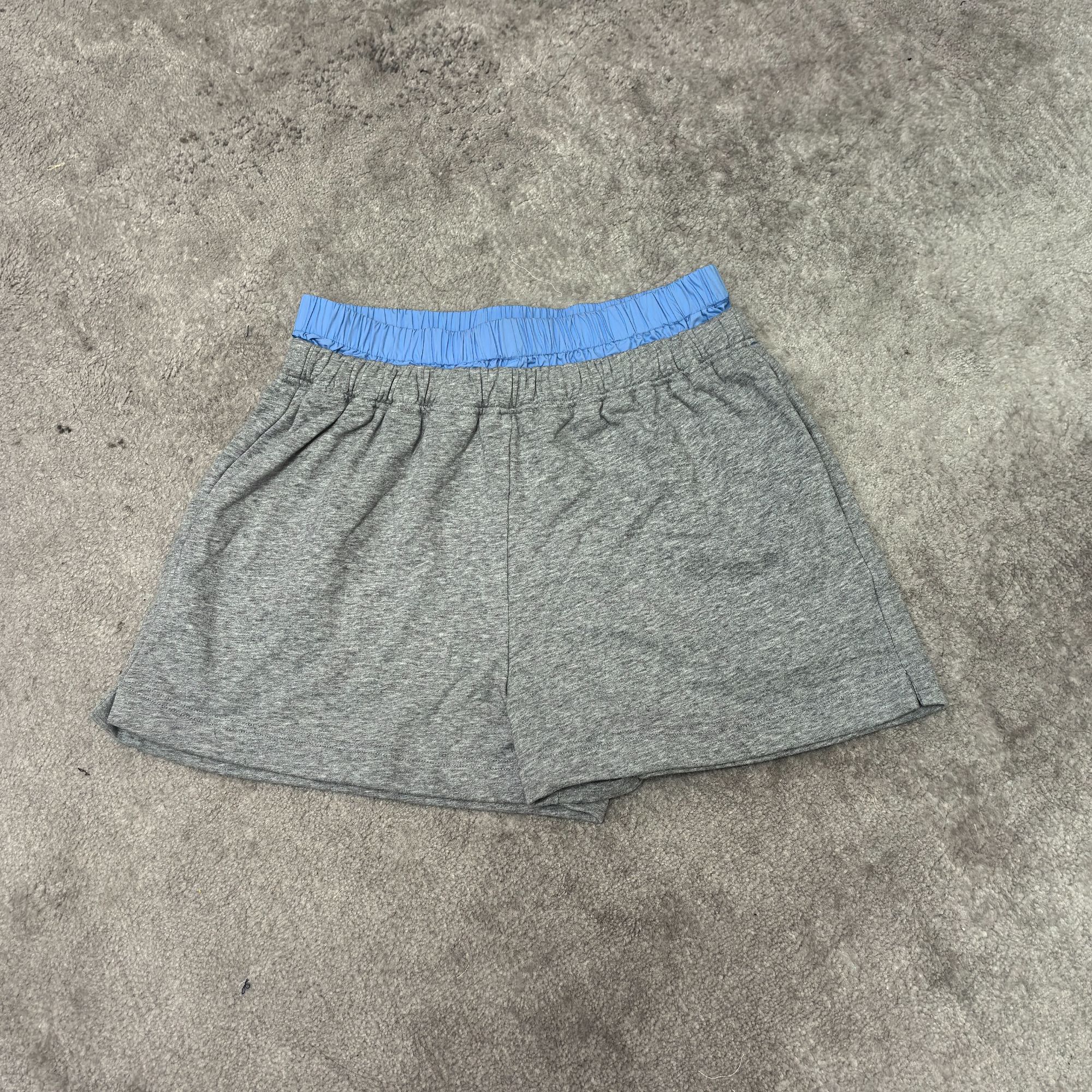 拼接短裤女2025夏新款百搭运动裤拼色短裤JH101087