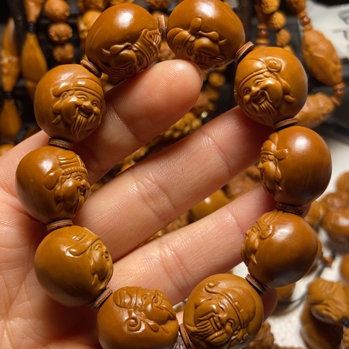 【闪购商品】橄榄核手串/手链财神头