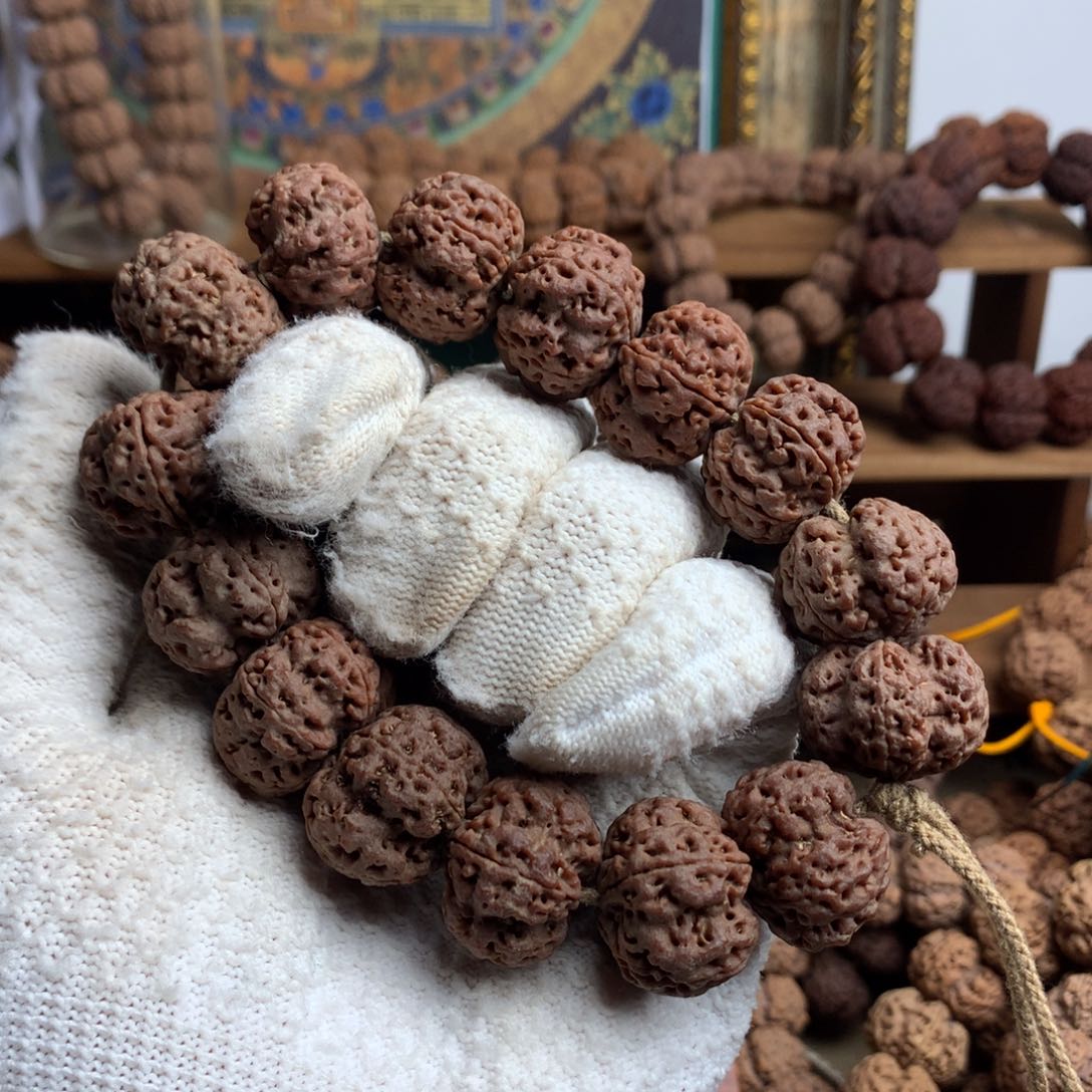 金刚菩提手串22深沟梅花超立体