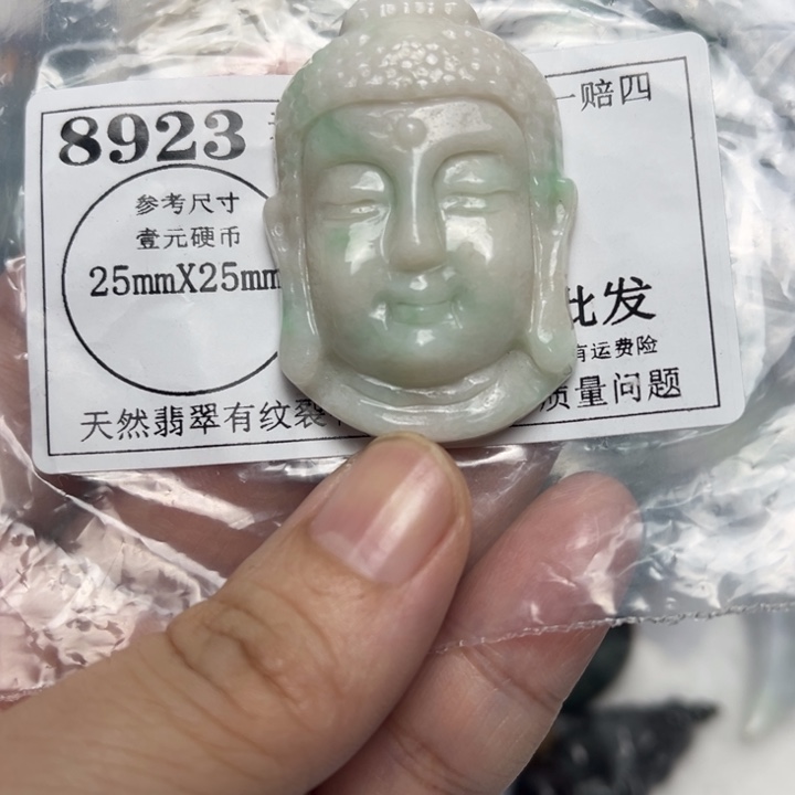 翡翠未镶嵌吊坠(不含链)8923