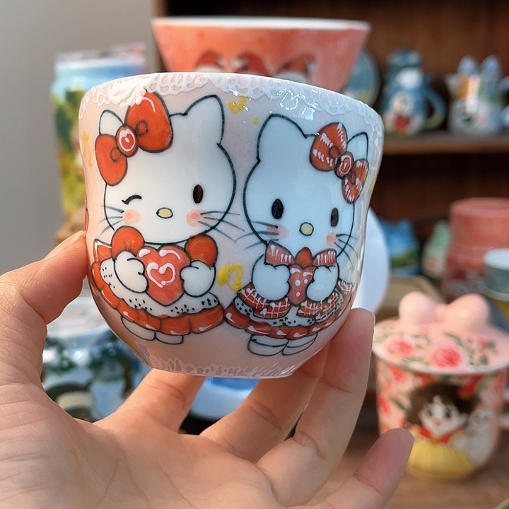 陶景德镇釉下手绘陶瓷 