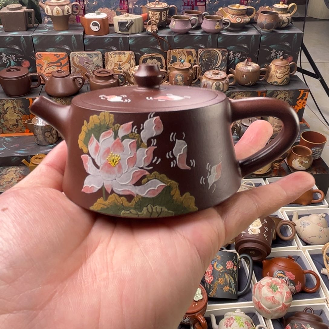 茶壶紫砂140cc原矿精工半手