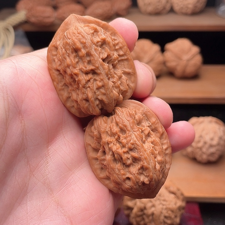 吊坠文玩核桃35全品毕业赤龙鸡心