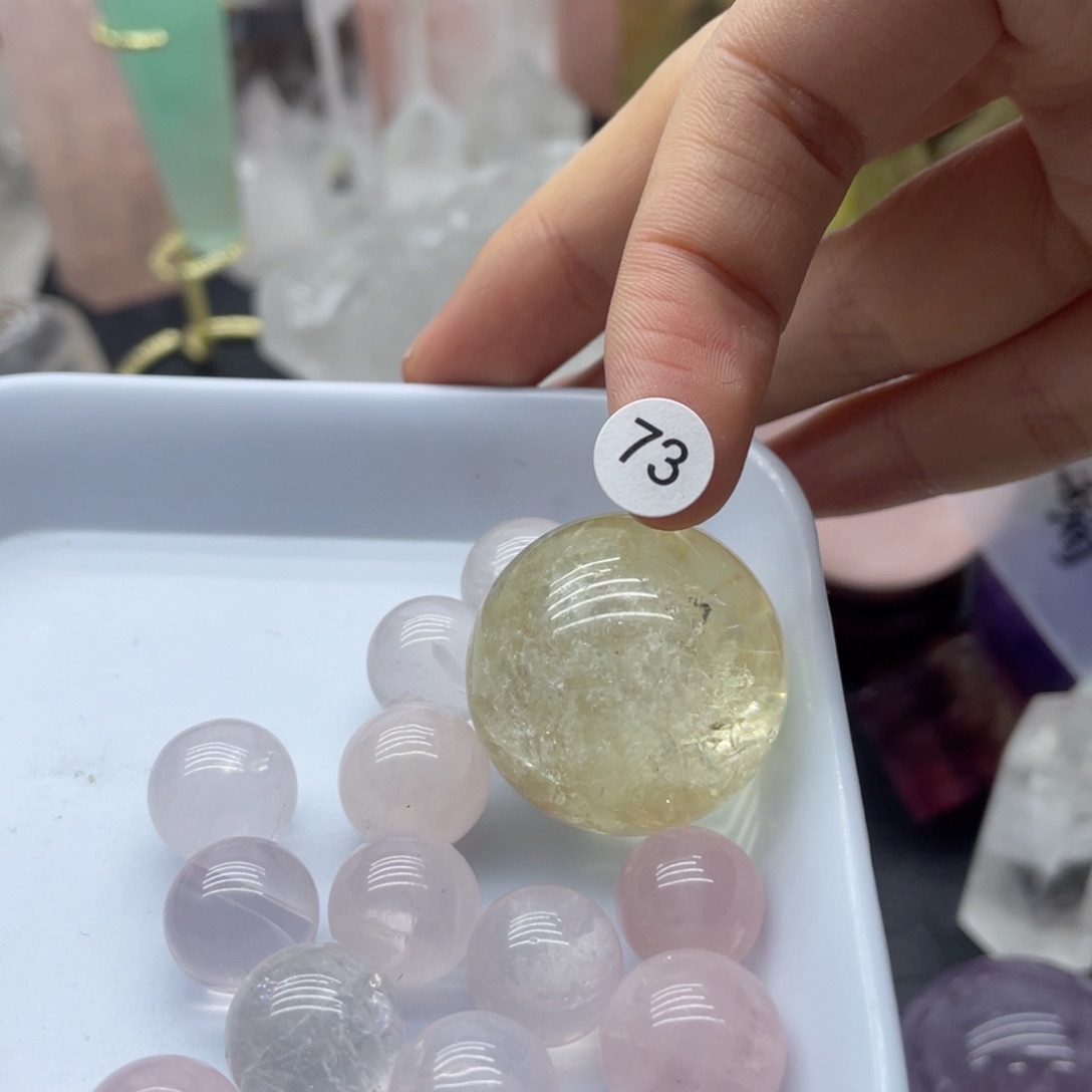 水晶珠宝半成品未镶嵌思*73