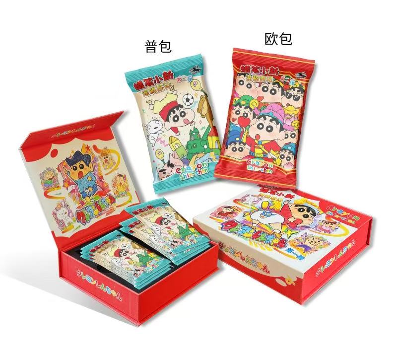 【玩法合集】黑马文创 蜡笔小新第一弹 国卡盲盒二创收藏卡牌拍立得