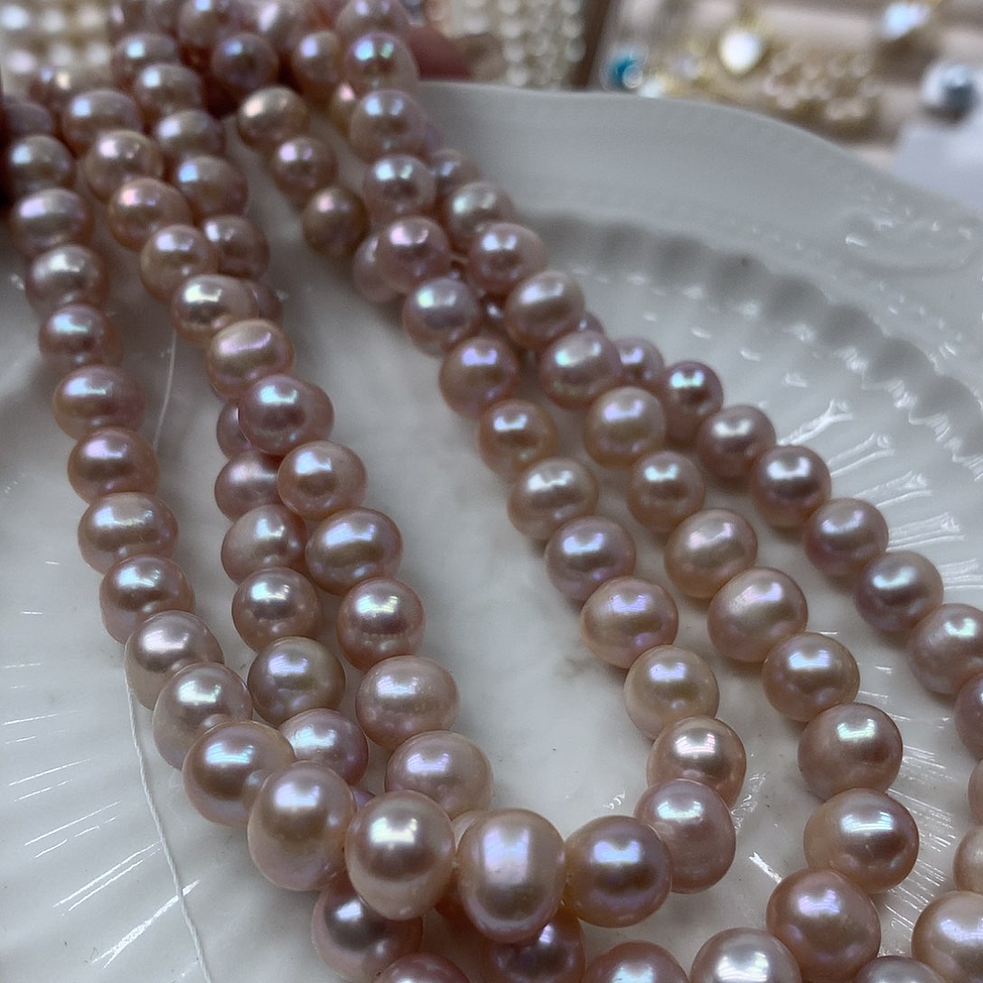 淡水珍珠8-9未镶嵌d06项链