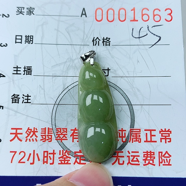 翡翠颈饰银S925镶嵌翡翠