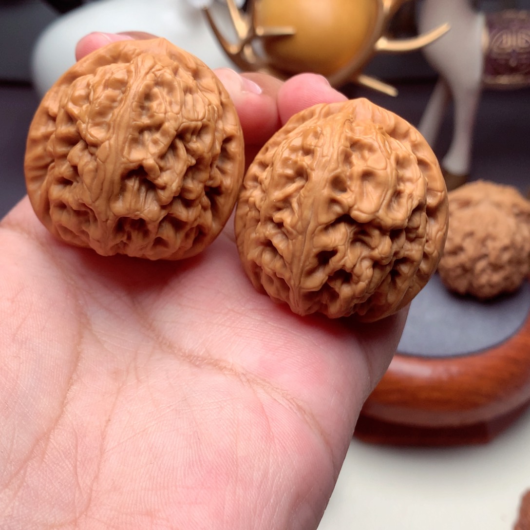 文玩核桃把件≠红锦鲤42尺寸/16号