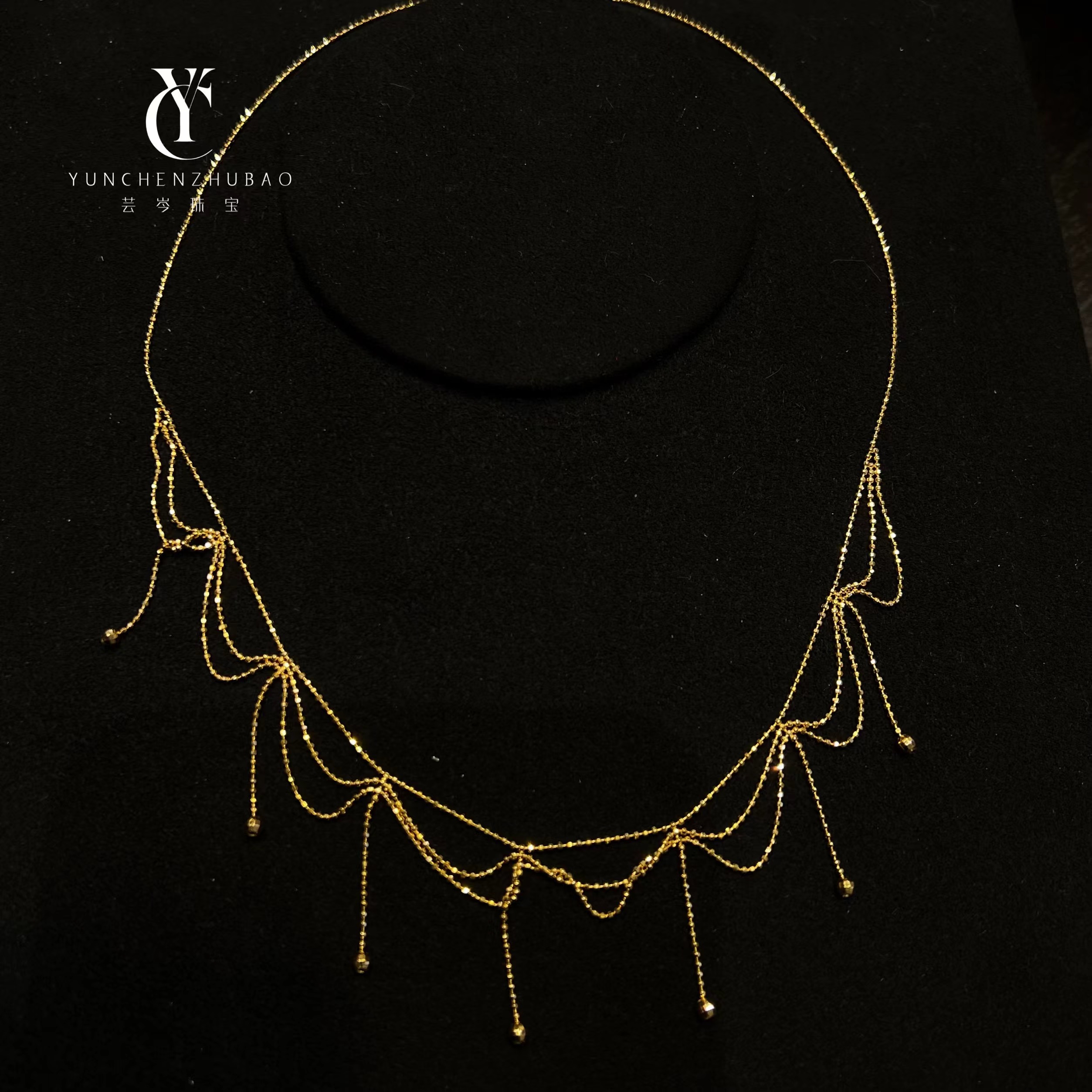 链子925银 银饰925银蕾丝项链