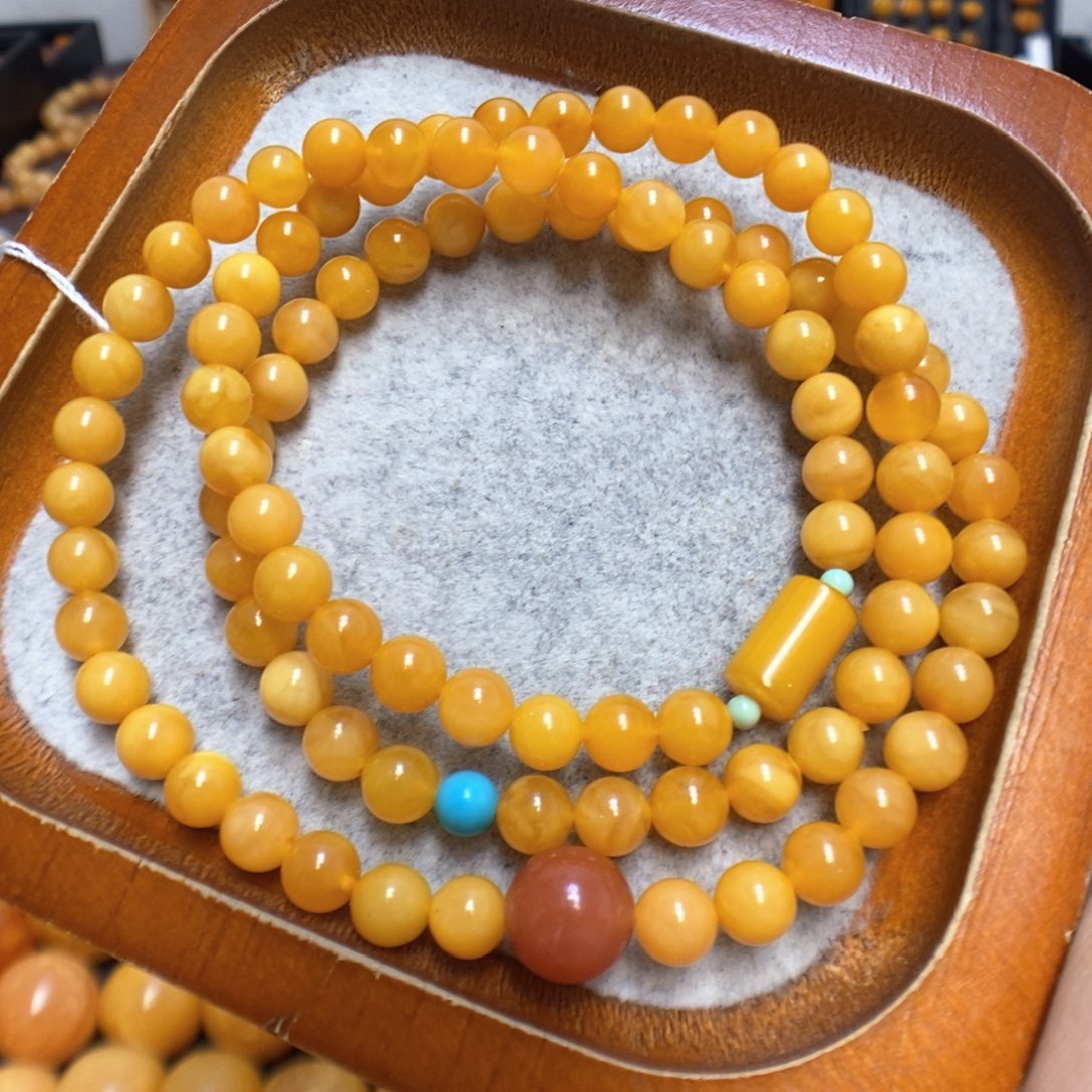 蜜蜡手链未镶嵌蜜蜡