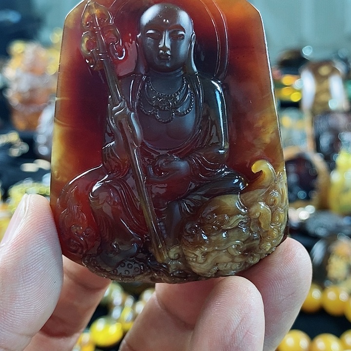 琥珀颈饰未镶嵌一