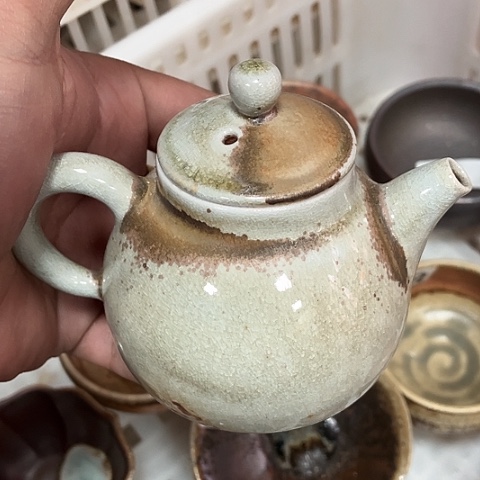 柴烧杯子大放漏优瓷柴烧