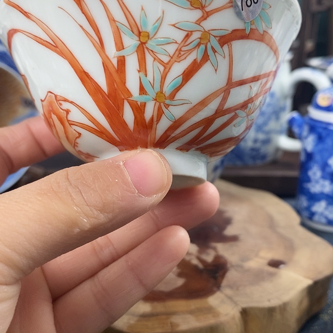 瓷片景德镇手绘青花茶器780