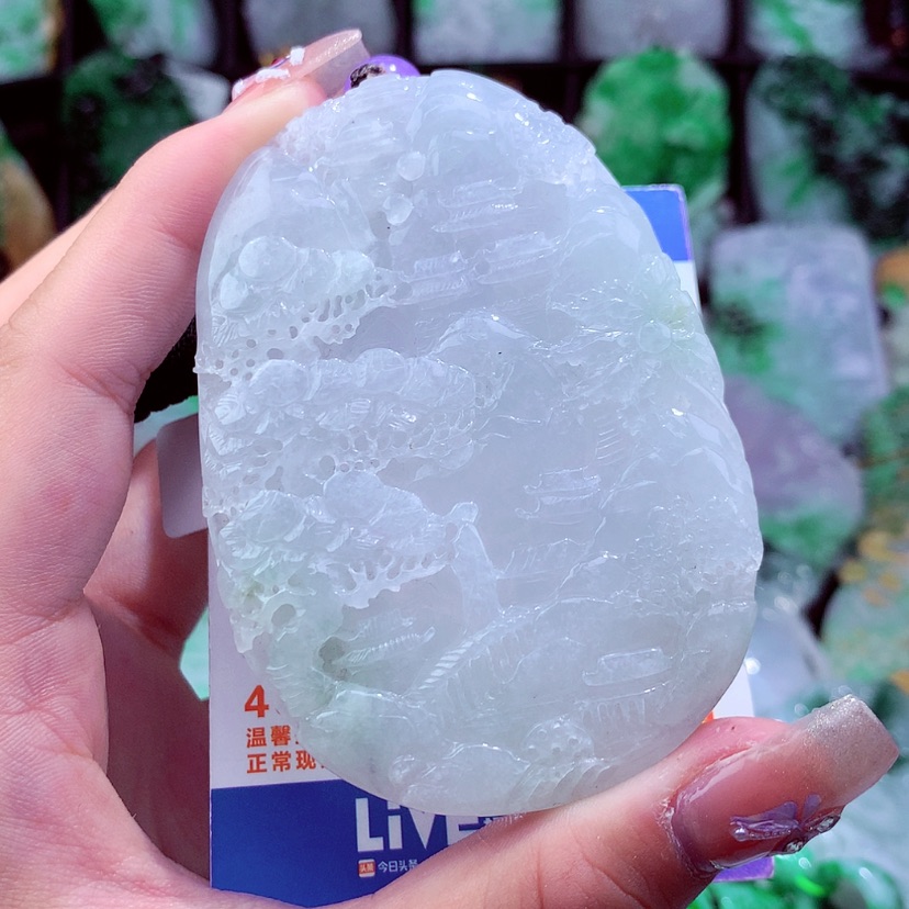 【闪购商品】翡翠颈饰未镶嵌挂件