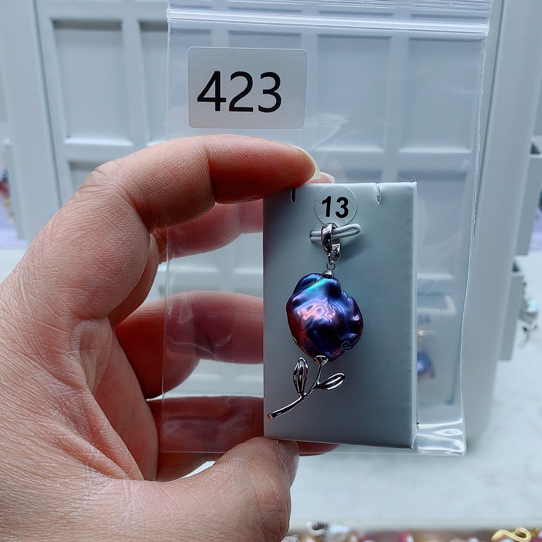 淡水珍珠合金吊坠(不含链)