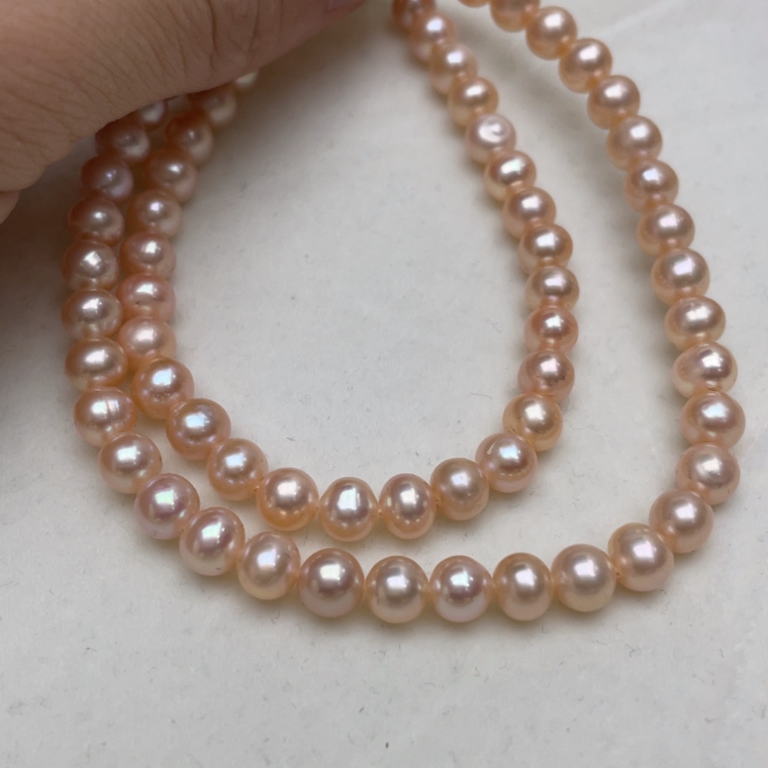 银S925镶嵌淡水珍珠颈饰