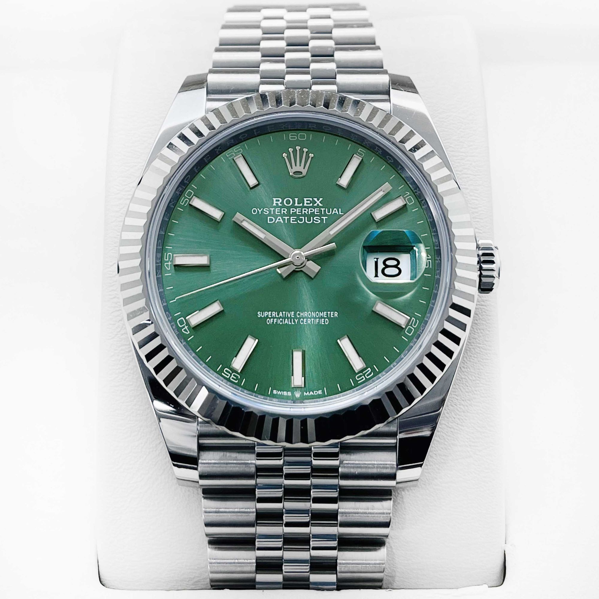 99新 Rolex/劳力士 云时臻品/日志系列/全套/41mm
