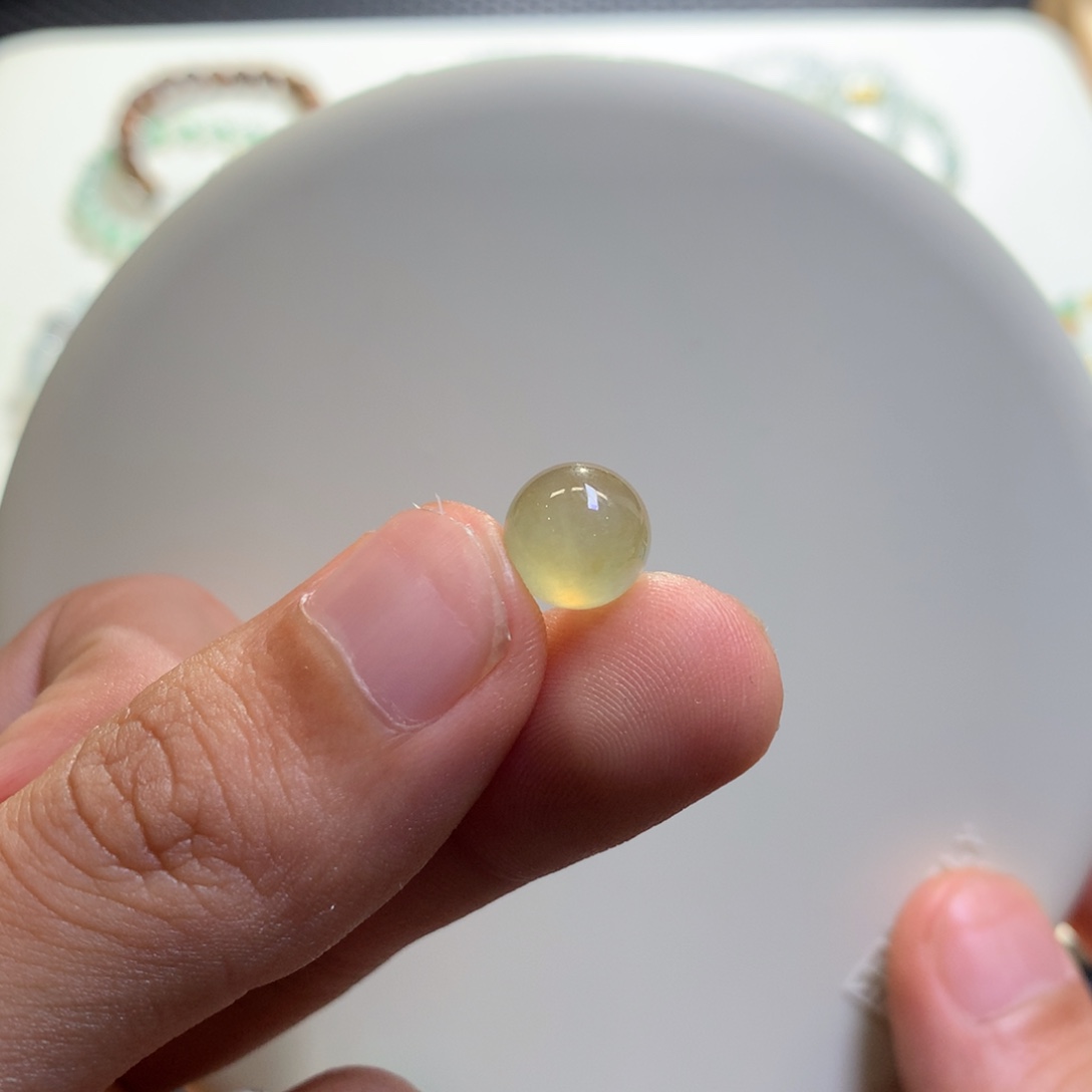 未镶嵌手链翡翠秋香黄卡9.3