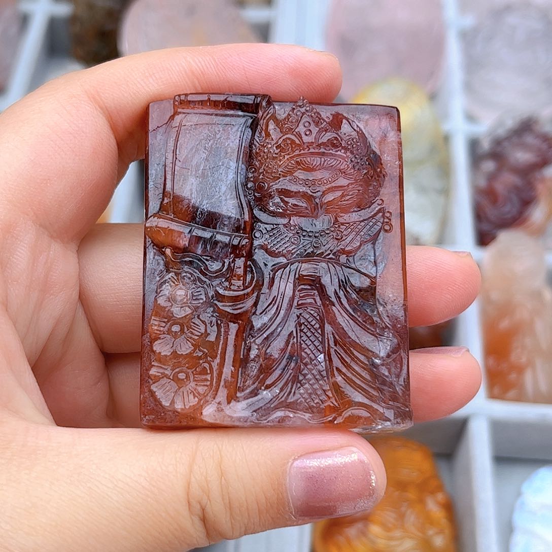 水晶吊坠(不含链)未镶嵌