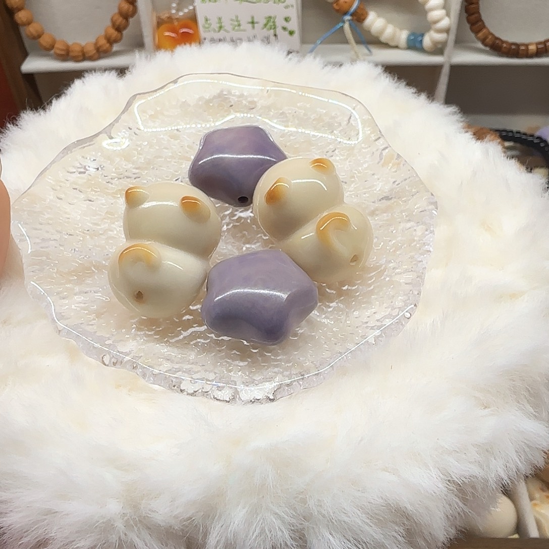 简***单203 象牙果配件四个