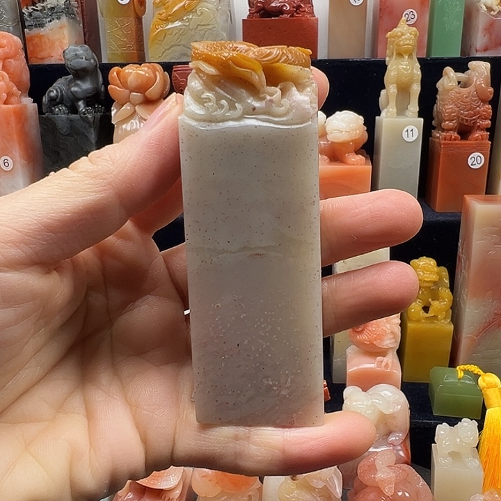 寿山石印石寿山石手工雕刻