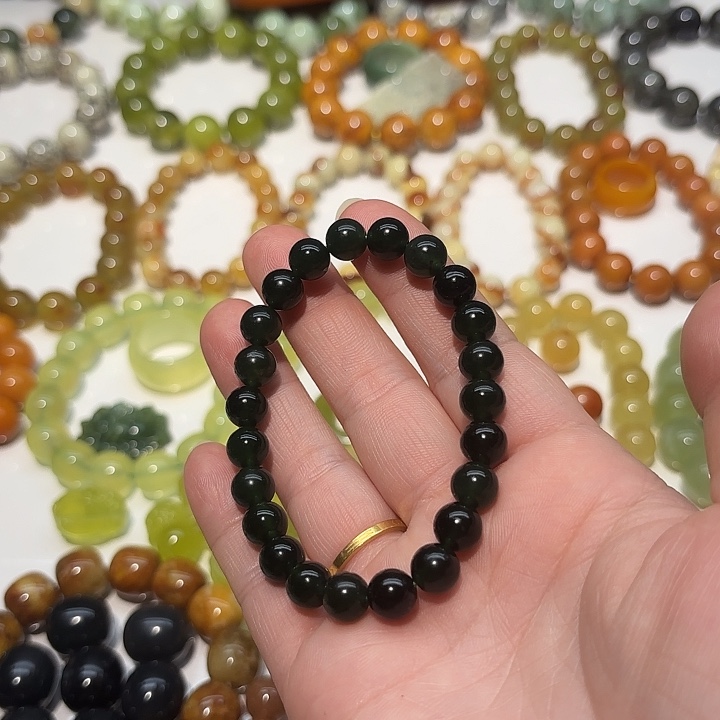 蛇纹石玉未镶嵌手串