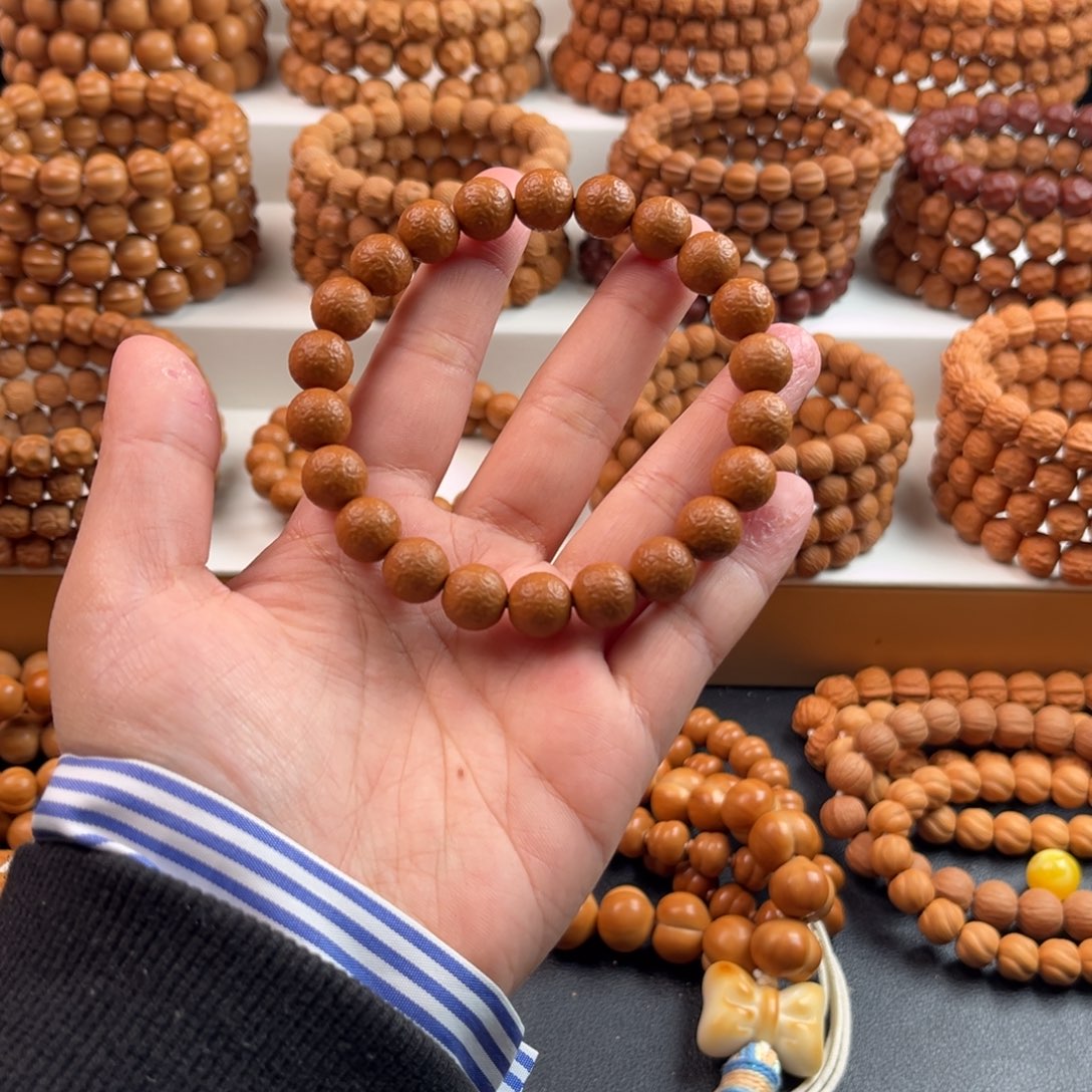 小***莓手串猴头核桃微瑕波澜