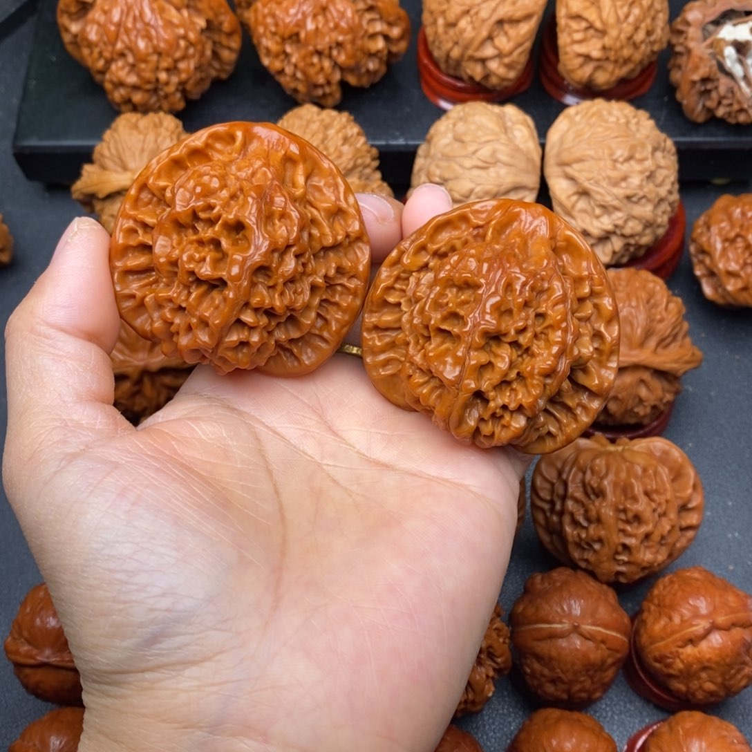 文玩核桃把件51官帽