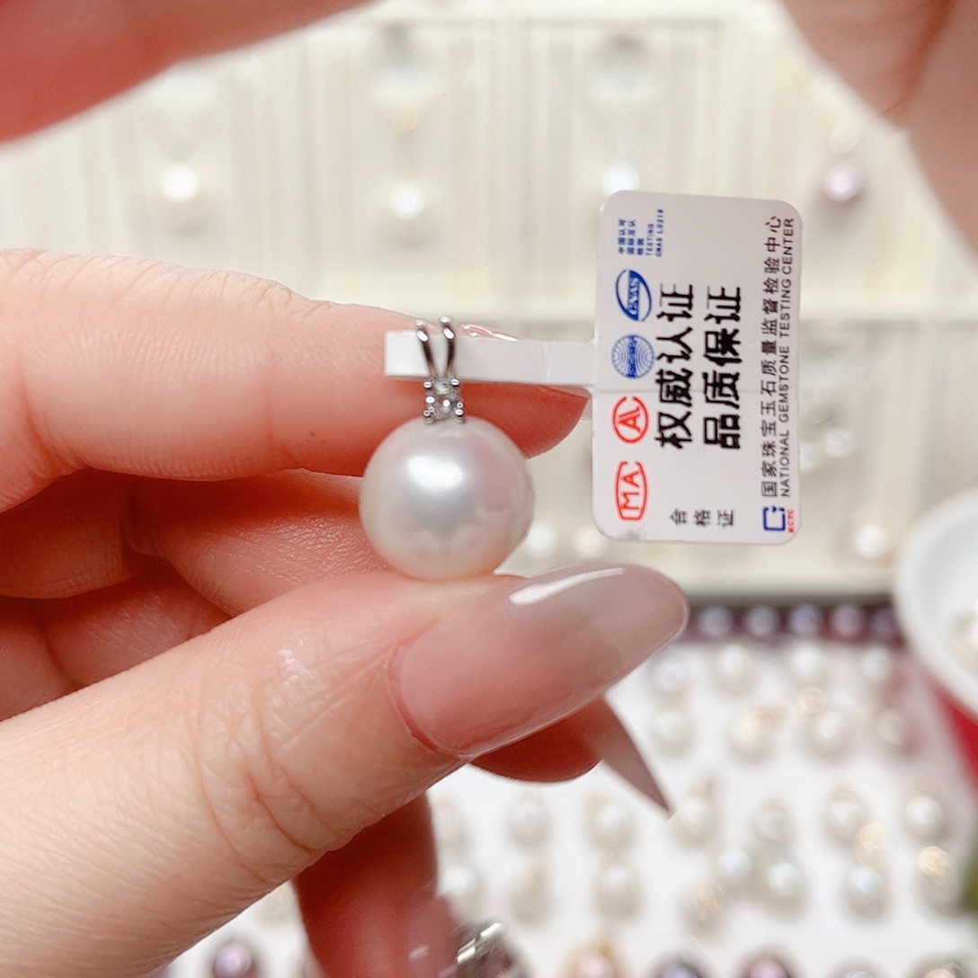 吊坠(赠链)淡水珍珠合金