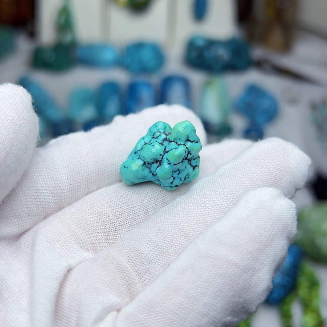 绿松石珠宝奇石未镶嵌