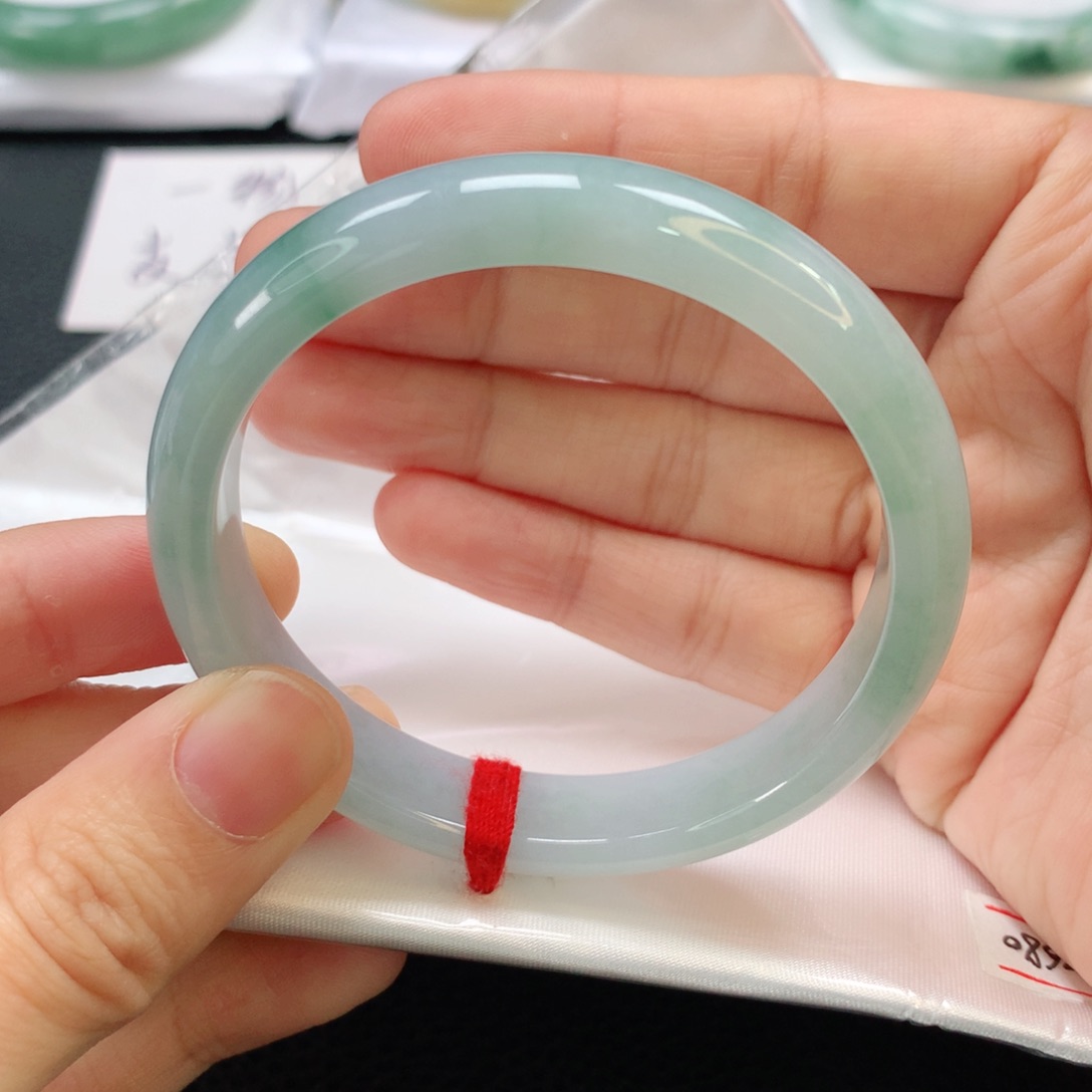 翡翠手镯未镶嵌翡翠53.5