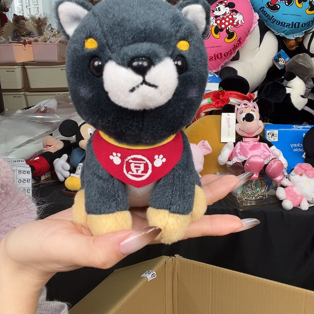 毛绒953号小柴犬黑色