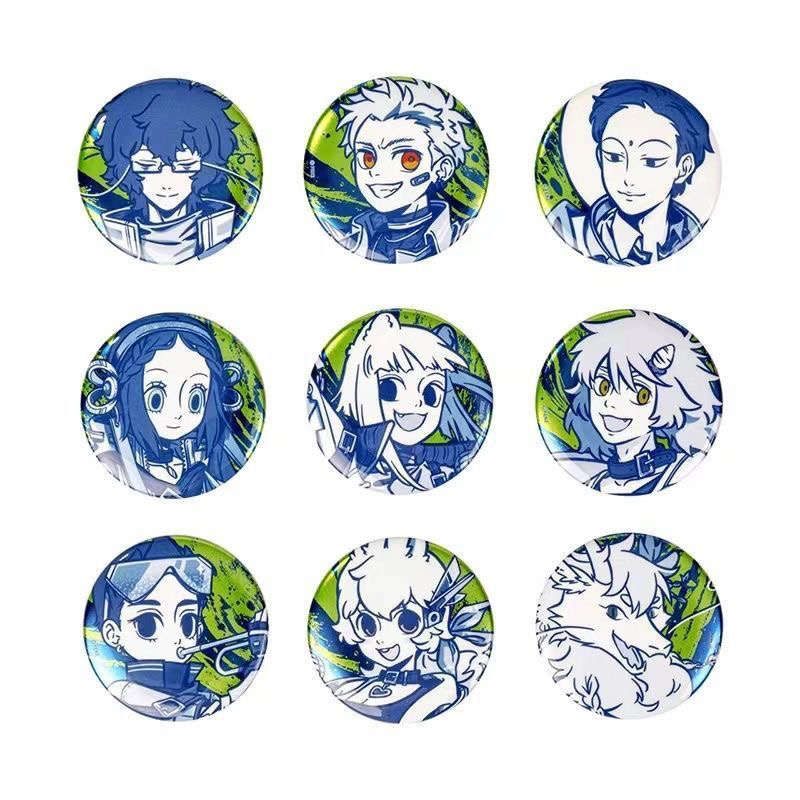 非人哉-非人狂欢系列-马口铁徽章动漫吧唧胸针盲盒