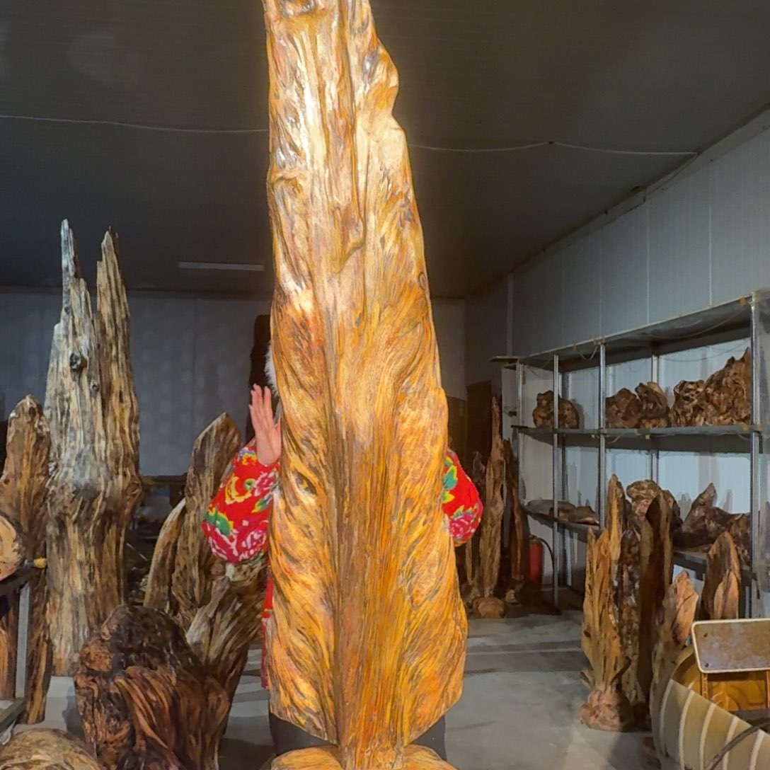 用***1木佳友琥珀木摆件33