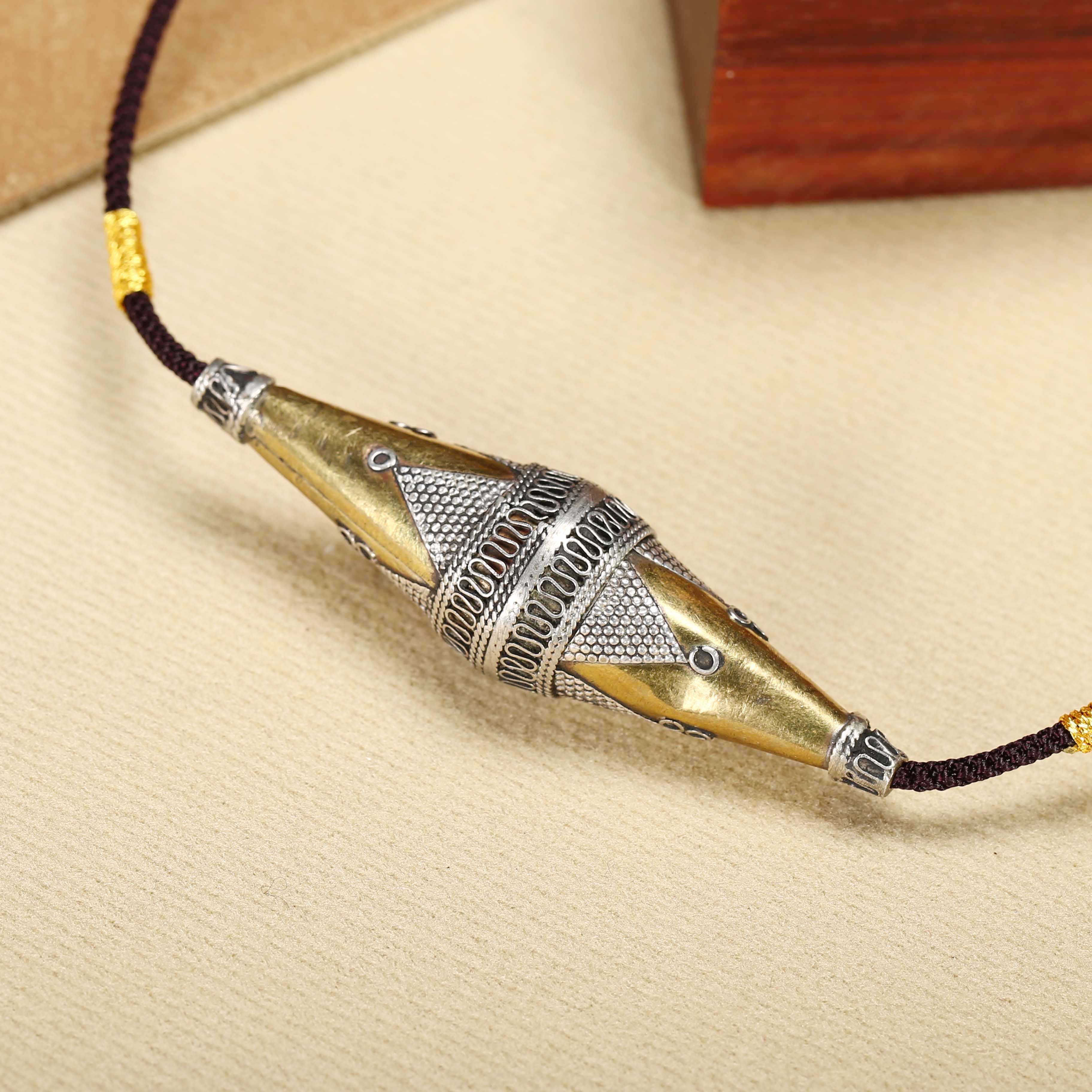 【济文阁】JZYM25116050民国 银掐丝吊坠