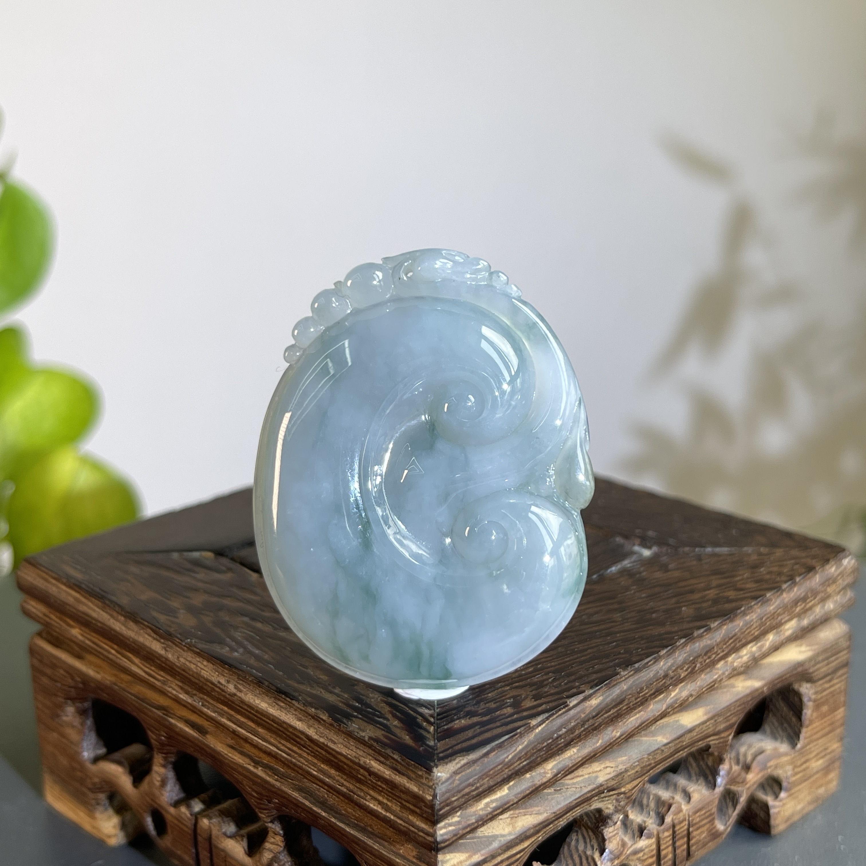 JCB04-53 天然翡翠缅甸A货 如意