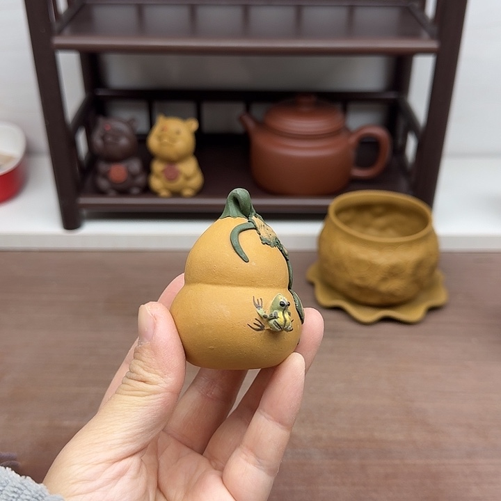 茶案段泥喷水茶宠