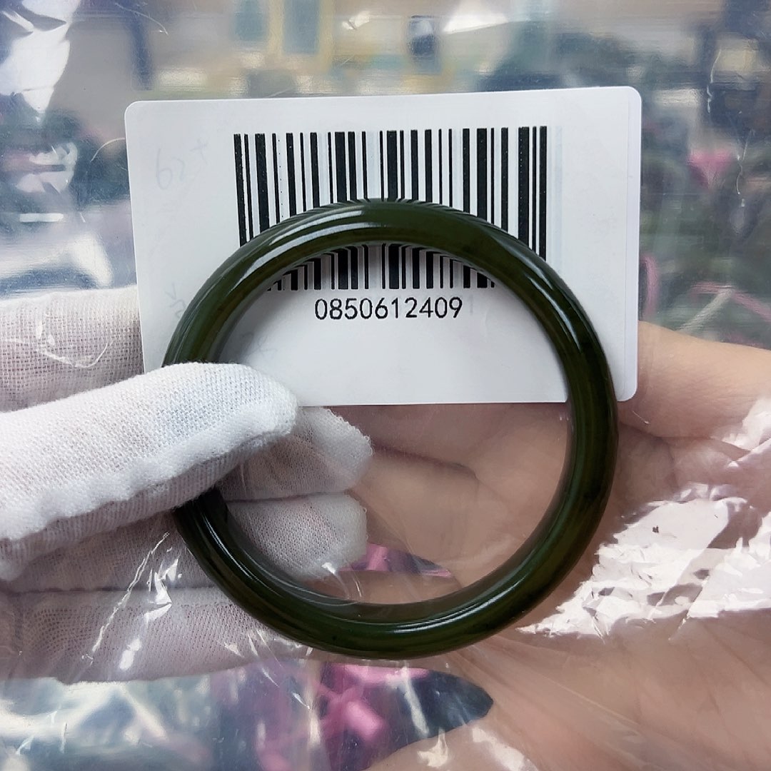 和田玉手镯未镶嵌59