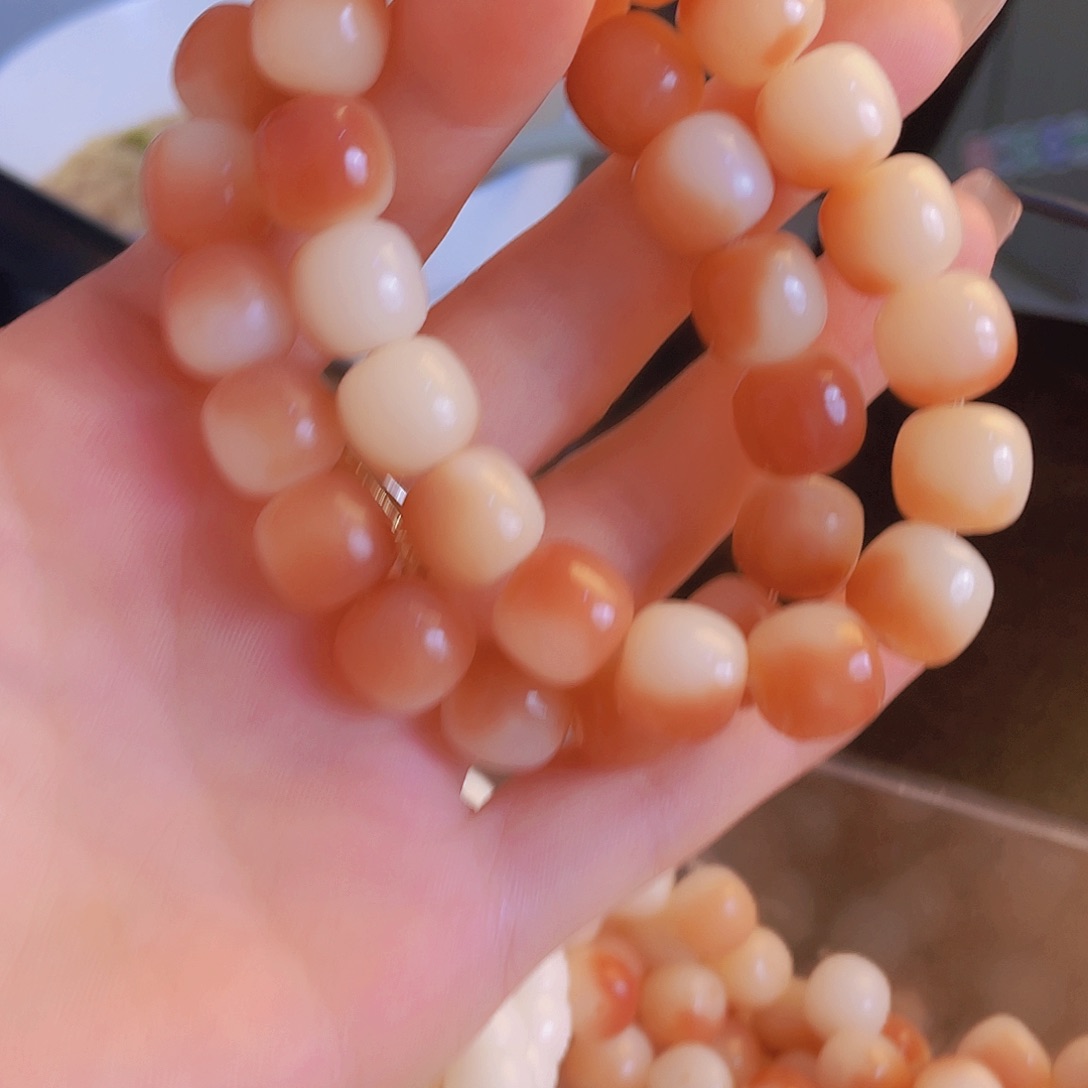 白玉菩提吊坠2条成品