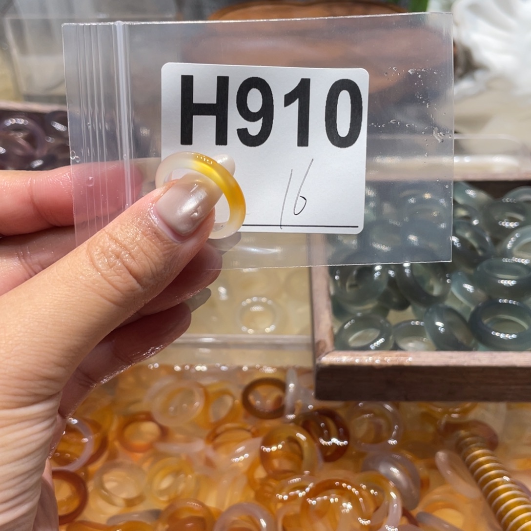 玛瑙/玉髓未镶嵌戒指910