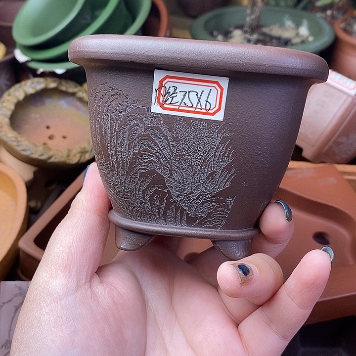 琉璃手工艺品宜兴紫砂精品花盆