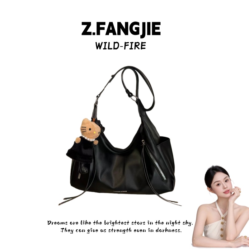 女包2025新款潮流百搭纯色气质通勤日常休闲大容量单肩包