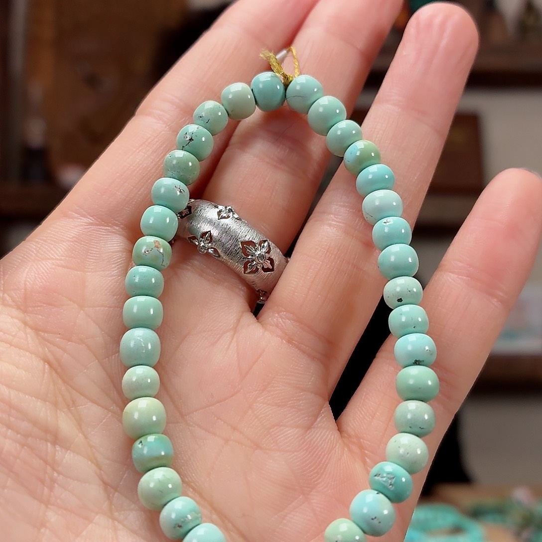 未镶嵌绿松石珠宝奇石